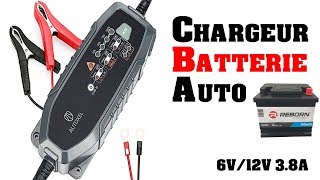 TEST du Chargeur de batterie AUTO 6V12V AUTOXEL 38A [upl. by Eyde]