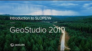 GeoStudio 2019 SLOPEW Tutorial [upl. by Enniotna256]