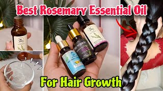 Top 3 Best Rosemary Essential Oil for Hair Growth [upl. by Nessie]