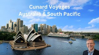 Cunard Australia amp South Pacific Island Voyages travel cunardline [upl. by Nosloc596]