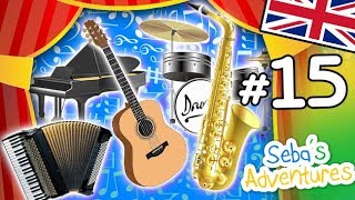 Strumenti musicali in inglese inglese per bambini suoni degli strumenti musicali  Lezione 15 [upl. by Hugo368]