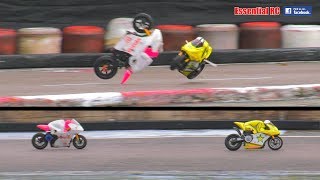 RC MOTORCYCLE\BIKE RACING COLLISIONS and CRASHES  South East Community RC Club Crystal Palace [upl. by Henriette]