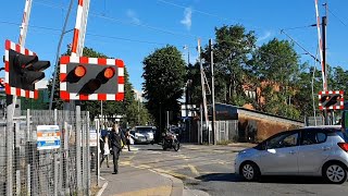 Highams Park Level Crossing London [upl. by Valry530]