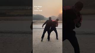 Krav Maga for street fight defence  Collar grab defense [upl. by Rutter130]