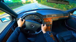 1991 Mercedes Benz W124 300E 4Matic  review amp pov test drive [upl. by Irret]