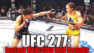 UFC 277 Julianna Pena vs Amanda Nunes 2 Reaction and Results [upl. by Hewart40]