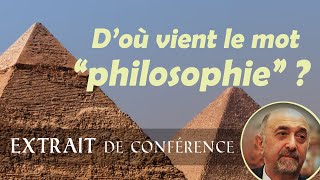 Les Egyptiens ontils inventé le mot philosophie   Fernand Schwarz [upl. by Rutra374]