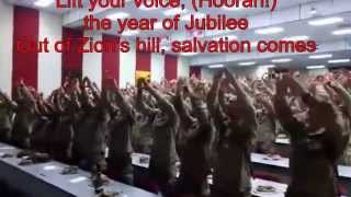 Americas Marines Singing Days of Elijah with Lyrics Tuesday Club [upl. by Juan]