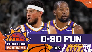 POSTGAME Durant And Booker Carry Things Early As Suns Bench Beats Lakers [upl. by Cornew]