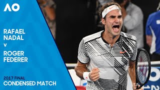 Roger Federer v Rafael Nadal Condensed Match  Australian Open 2017 Final [upl. by Creighton]