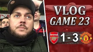 ARSENAL 1 v 3 MAN UNITED  WE DID NOT DESERVE TO LOSE  MATCHDAY VLOG [upl. by Pedaias]