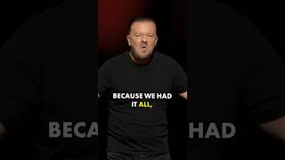 “Future Generations Will Jealous Us” Ricky Gervais comedyshorts comedian [upl. by Yhtuv]