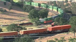 Tehachapi Loop train 5 on May 19 2023 [upl. by Lynn836]