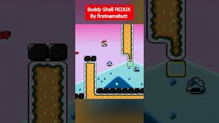 Mario Kaizo Buddy Shell REDUX  Level 2 shorts kaizo mario [upl. by Jilli]