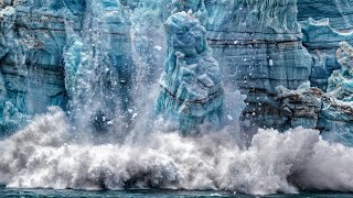 Most Awesome Glacier Calving and Tsunami Wave Compilation 3 [upl. by Nerag]