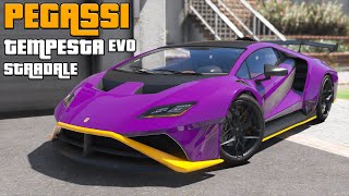 Pegassi Tempesta Evo Stradale Lamborghini Huracan STO  GTA V Lore Friendly Car Mods  PC [upl. by Suzy495]