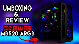 UNBOXING GABINETE COOLER MASTER  MASTERBOX 520MB ARGB   MONTANDO SETUP GAMER DO ZERO 1 [upl. by Askari]