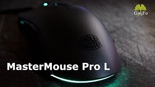 Souris gaming MasterMouse Pro L de Cooler Master  Présentation  GinjFocom [upl. by De Witt872]