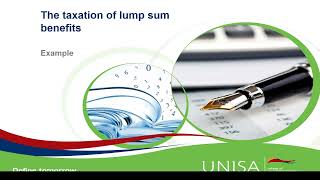 2022 Taxation of lump sums example [upl. by Ridley]