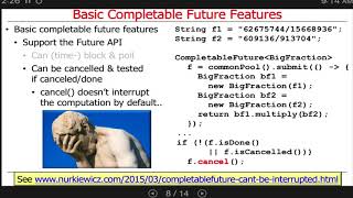 Overview of Basic Java 8 CompletableFuture Features Part 1 [upl. by Yenaj]