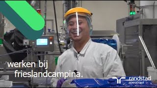 werken bij frieslandcampina via randstad [upl. by Lseil]