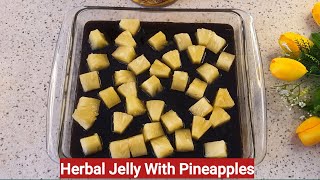 Herbal Jelly with Pineapples Gui Ling Gao [upl. by Packston834]