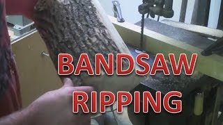 Ripping Wood on the Bandsaw [upl. by Concettina]