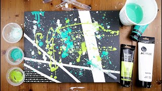 Splatter Paint technique [upl. by Lynsey475]