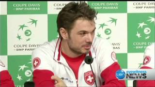 Stan Wawrinka Roger I still love you Davis Cup [upl. by Yeca]