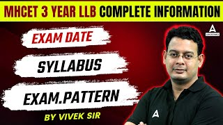 MH CET Law 3 Year 2024  Admissions  Exam Date  Syllabus  Exam Pattern [upl. by Noived]