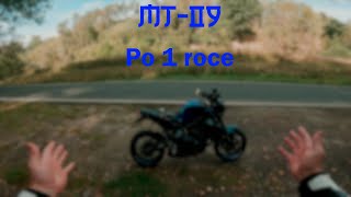 MOTOVLOG 5  MT09 PO 1 ROCE  DOPLŇKY  DOJMY [upl. by Nnalatsyrc]