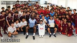 Spurs in Japan  Ossie and Ledley visit local school in Tokyo [upl. by Fortna457]