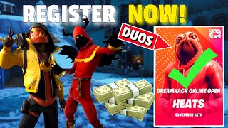 How To REGISTER For DUOS DreamHack Qualify In Fortnite Dreamhack [upl. by Eckart531]