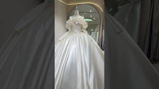 churlyawurfel wedding dress💃💃💃💃💃 weddinggown eventdress weddingpartydress bridal wedding [upl. by Pampuch]