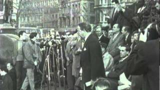 Hugh Gaitskell giving a Speech against the evil and repulsive system of apartheid [upl. by Eceerahs]