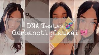 Genu testas 🧬 Garbanotu plauku rutina 🎀 [upl. by Hairam427]