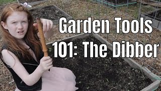 How To Use A Dibber Garden Tool [upl. by Ehttam]