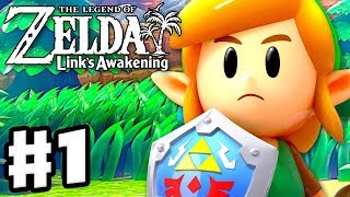 The Legend of Zelda Links Awakening  Gameplay Part 1  Intro and Tail Cave Nintendo Switch [upl. by Ayaros]