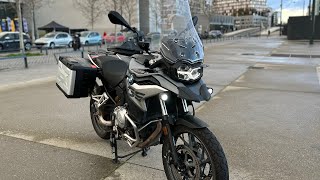 BMW F 750 GS 2020  VRAIMENT PAS MAL CETTE BÉCANE J’AI KIFFÉ L’ESSAI SOUS LA PLUIE [upl. by Trip]