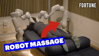 We Tried A 60 Massage Done By AI Robots  It Felt Surprisingly Human [upl. by Belloir]