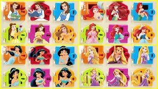 Disney Princess Belle Ariel Jasmine Rapunzel  Trapped Doors Compilation [upl. by Linden279]