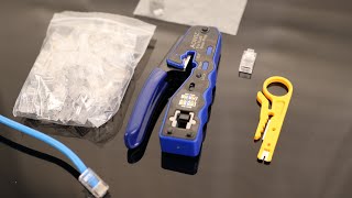 AOWIZ RJ45 Pass Through Crimping Kit [upl. by Wang]