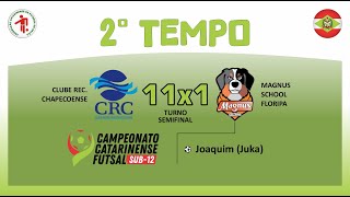 CRC 11x1 Magnus  2 Tempo  SEMIFINAL DO ESTADUAL DE FUTSAL SC  2024 Sub12  05102024 [upl. by Ical]