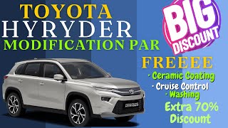 2024 TOYOTA HYRYDER Base To Top Modification With Price ✅ Best INTERIOR ✅ DIWALI KA BUMPER OFFER ✅ [upl. by Jobi]