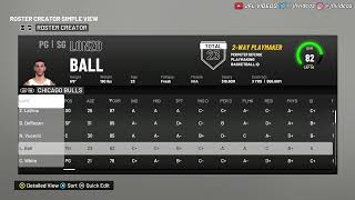 NBA 2K22 How to Assign a Created Player to a Team Add Custom Player to Roster in 2K22 [upl. by Kilian]