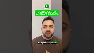 Bedelli Askerlik WhatsApp Grupları Yayınlandı  Kanalımızdan Ulaşabilirsiniz [upl. by Ellohcin486]