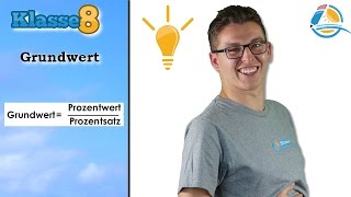 Prozentrechnung Grundwert  Klasse 8 ★ Wissen [upl. by Raddi765]