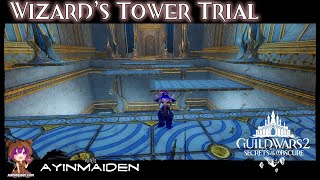 GW2  Wizards Tower Trial Gauntlet Challenge Jumping Puzzle [upl. by Lenrad]