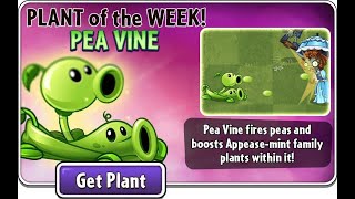 Plants vs Zombies 2–Pea Vines POTW Thymed Event Level 15 [upl. by Esirec]