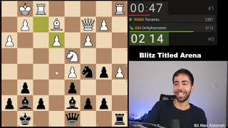 Magnus plays the Lichess Titled Arena commentary w IM Alex Astaneh August 7 2021 [upl. by Aranat]